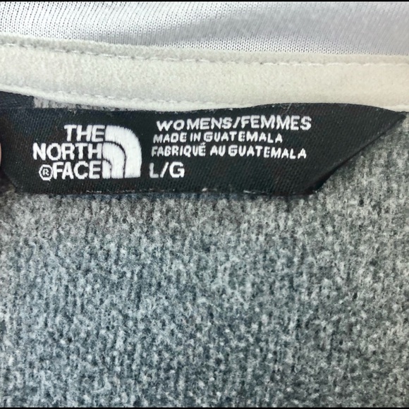 The North Face Full ZIP Up Sweatshirt Grey & White - Picture 3 of 3